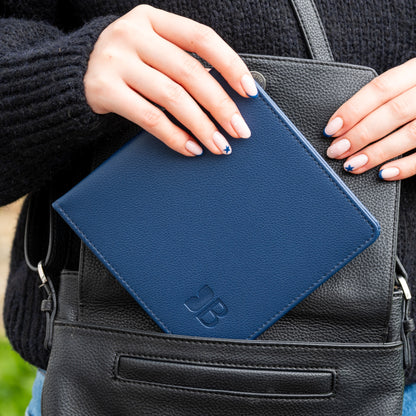 Blue Badge Wallet - Disabled Parking Permit Holder Recycled Bottles Navy - UK Made