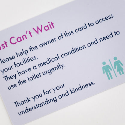 Just Can't Wait Card