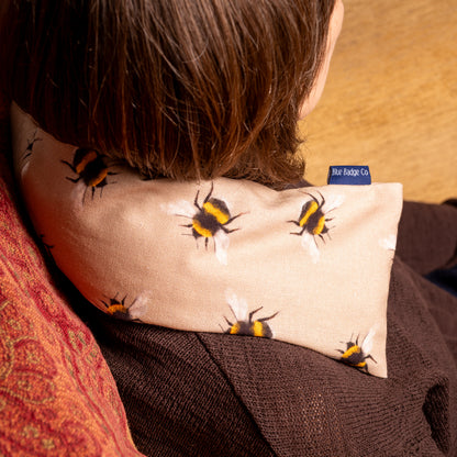 Lavender Wheat Warmer, Heated Wheat Bag in Bees
