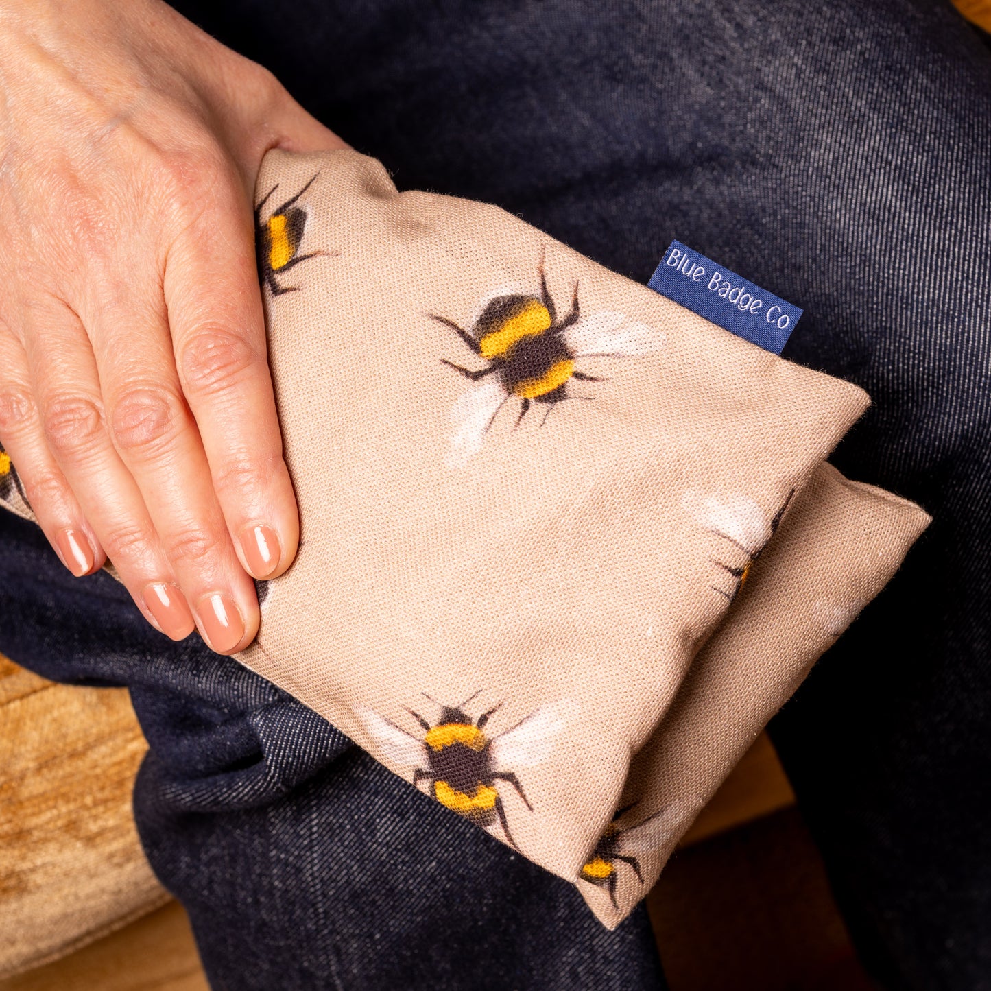 Lavender Wheat Warmer, Heated Wheat Bag in Bees
