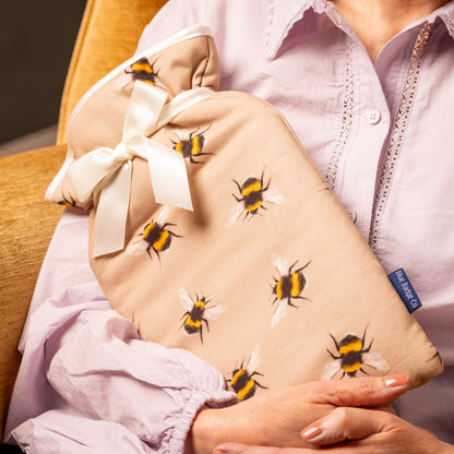 Large Hot Water Bottle in Bees