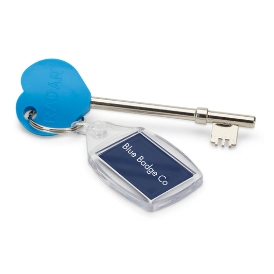Genuine RADAR Disabled Toilet Key with Keyring