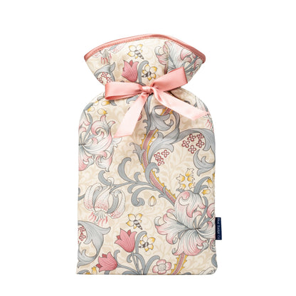 Large Hot Water Bottle in William Morris Golden Lily Plum