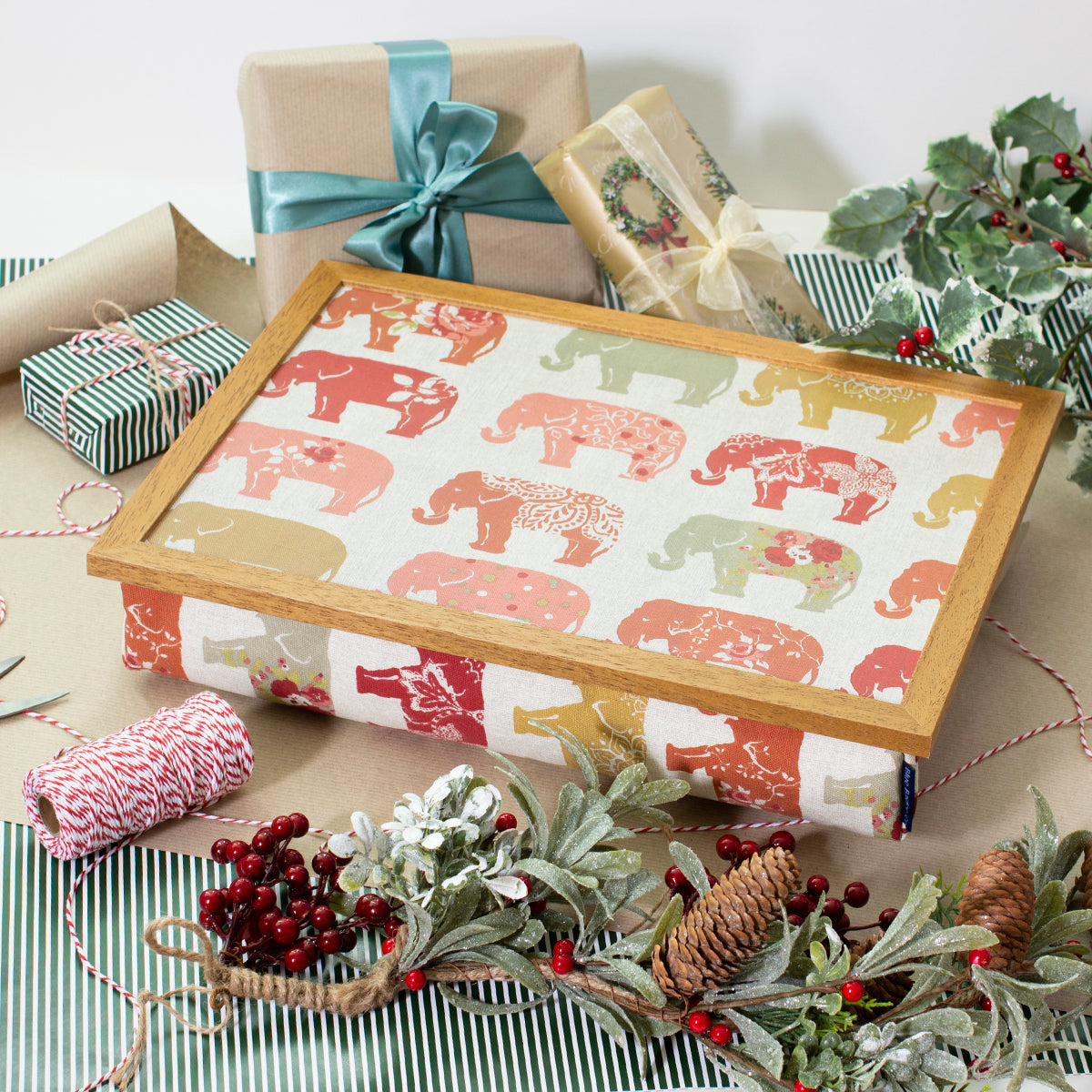 Bag Bag Lap Tray in Unforgettable Nelly Elephant
