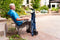 Fold N' Go - Folding Walking Frame in Navy