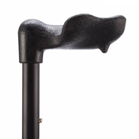 Arthritis Grip Cane - Folding and Adjustable Black