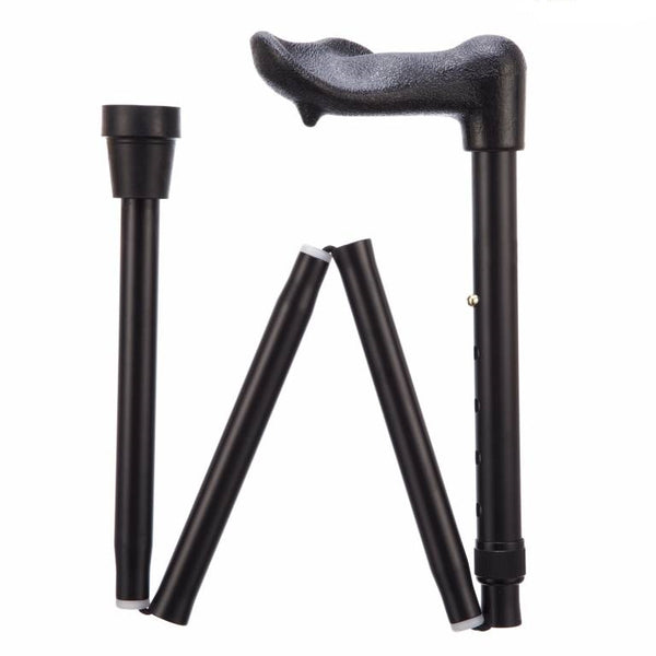Arthritis Grip Cane - Folding and Adjustable Black