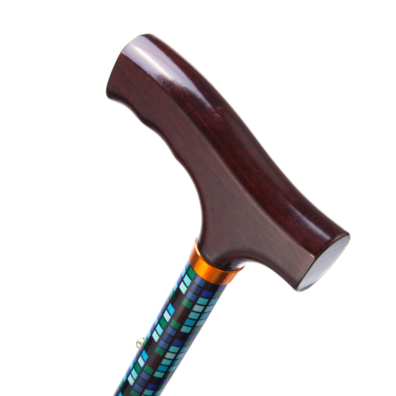 Folding Adjustable Walking Sticks - Squares 30-35"