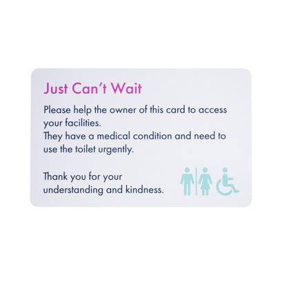 Just Can't Wait Card - Pack of 2 Cards