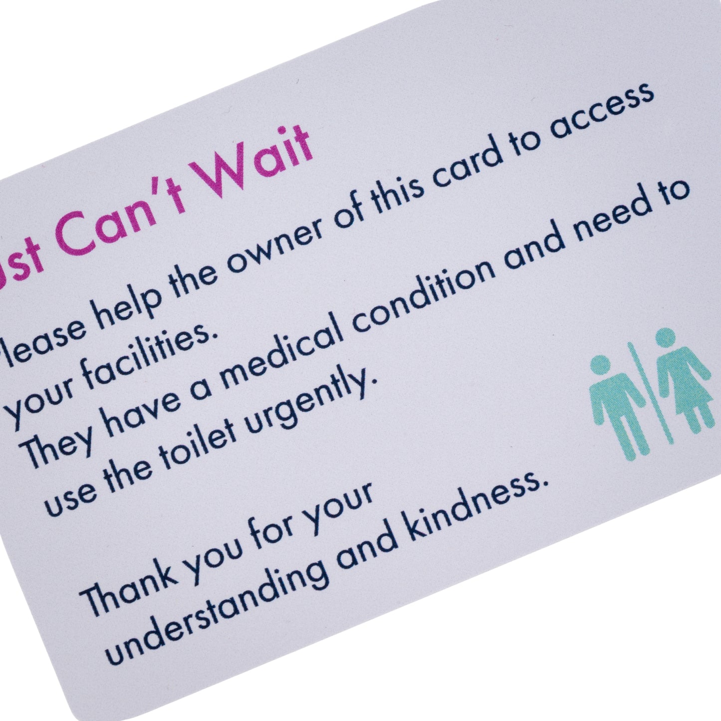 Just Can't Wait Card - Pack of 2 Cards