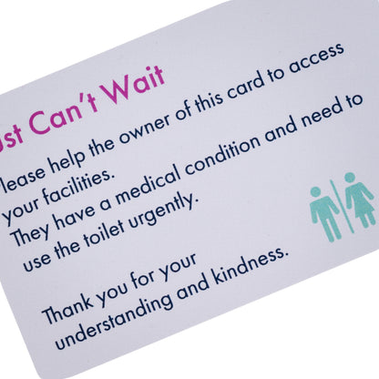 Just Can't Wait Card - Pack of 2 Cards