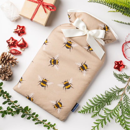 Large Hot Water Bottle in Bees