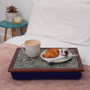 Bean Bag Lap Tray in William Morris Marigold Indigo