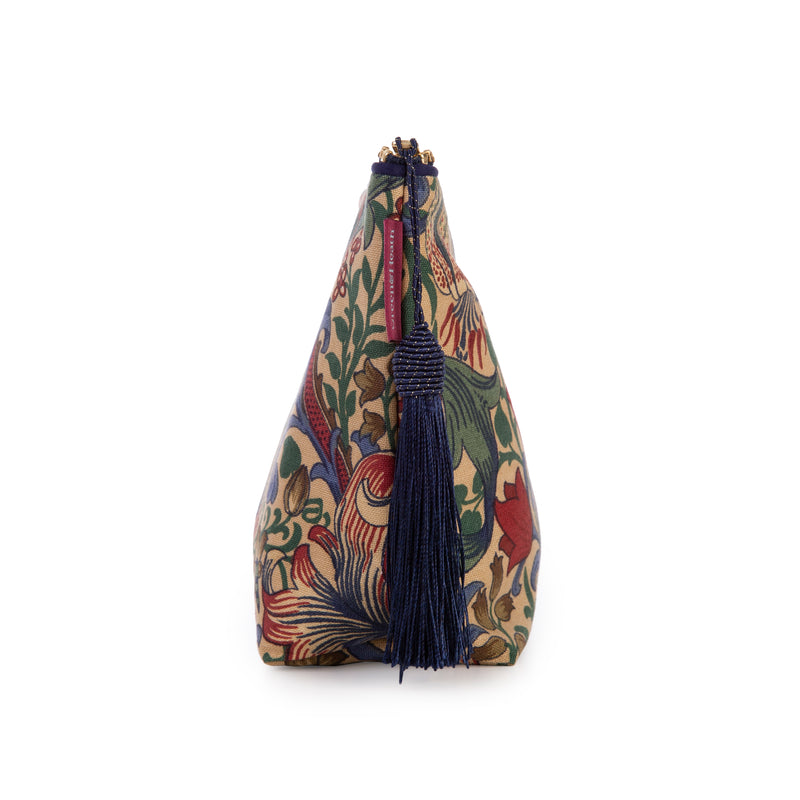 Toiletry Bag, Wash Bag in William Morris Golden Lily