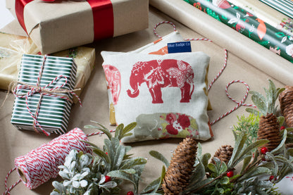 Lavender Wheat Warmer, Heated Wheat Bag in Nelly Elephant