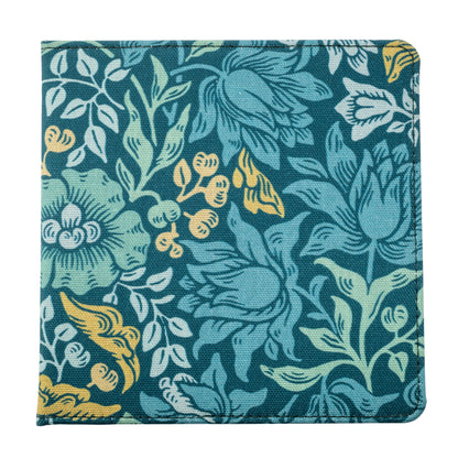 Blue Badge Wallet - Disabled Parking Permit Holder William Morris Mallow Teal - UK Made