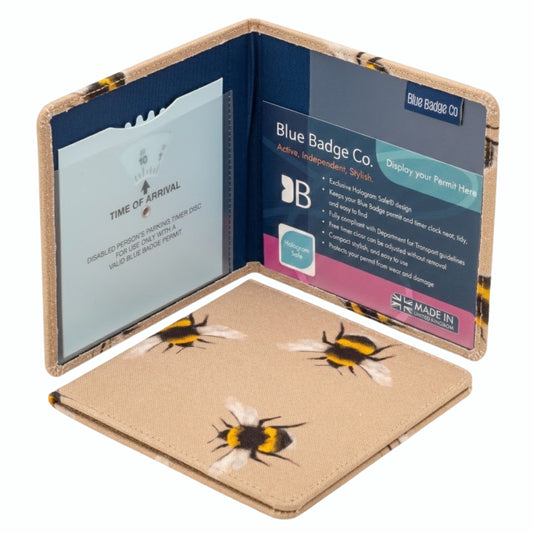 Disabled Blue Badge Wallet in Busy Bees