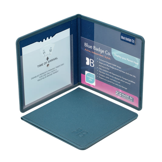 Blue Badge Wallet - Disabled Parking Permit Holder Recycled Bottles Green - UK Made