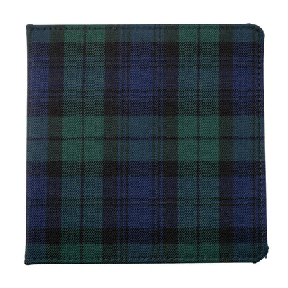 Blue Badge Wallet - Disabled Parking Permit Holder Blackwatch Tartan  - UK Made