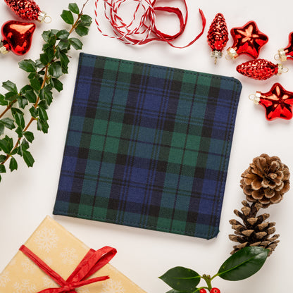 Blue Badge Wallet - Disabled Parking Permit Holder Blackwatch Tartan  - UK Made