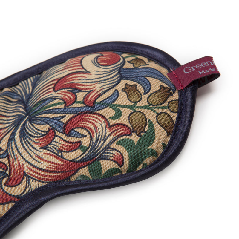 Eye Mask in William Morris Golden Lily
