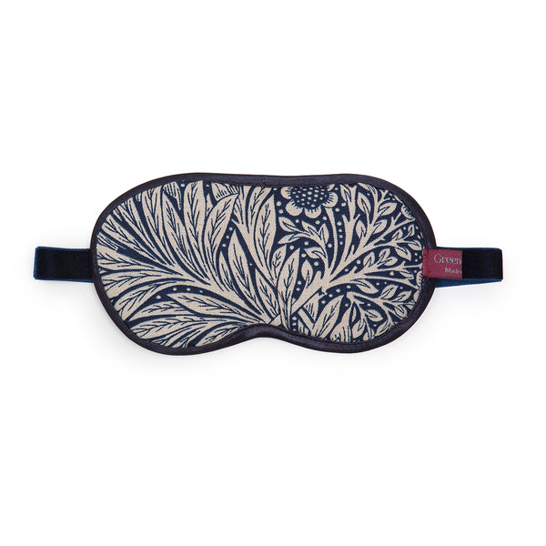 Eye Mask in William Morris Marigold Indigo