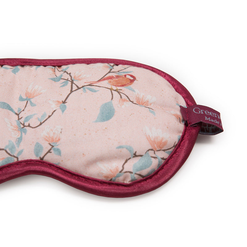Eye Mask in Parus Pink Birds
