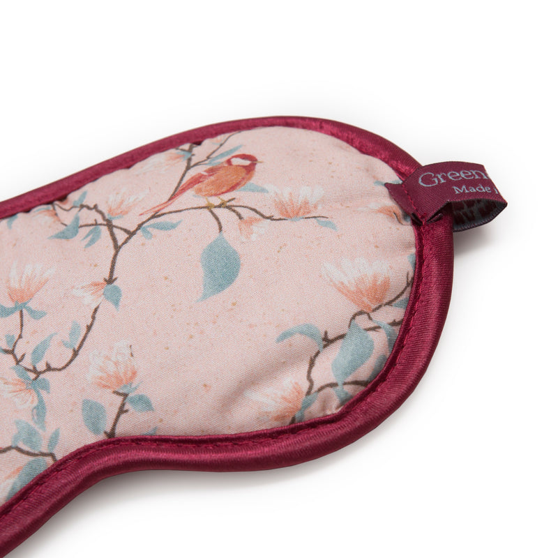 Eye Mask in Parus Pink Birds