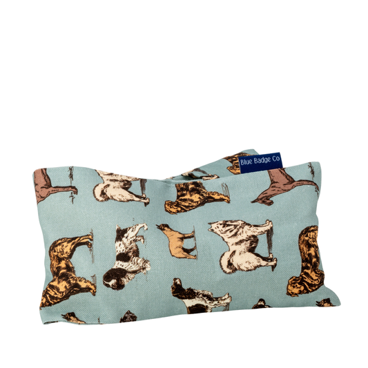 Lavender Wheat Warmer, Heated Wheat Bag in Dogs Fabric - UK Made