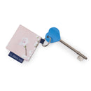 Genuine RADAR Disabled Toilet Key & Fabric Keyring in Cherry Blossoms another angle