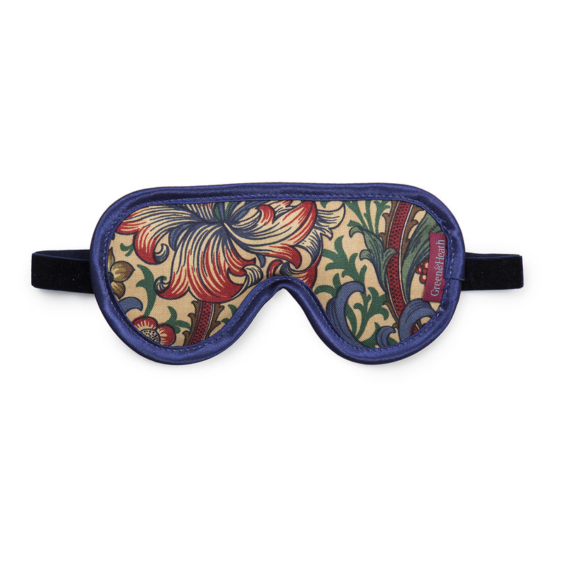 Eye Mask in William Morris Golden Lily