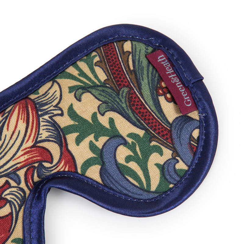 Eye Mask in William Morris Golden Lily