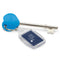 Genuine RADAR Disabled Toilet Key with Blue Heart Comfort Grip and blue badge company kering attached