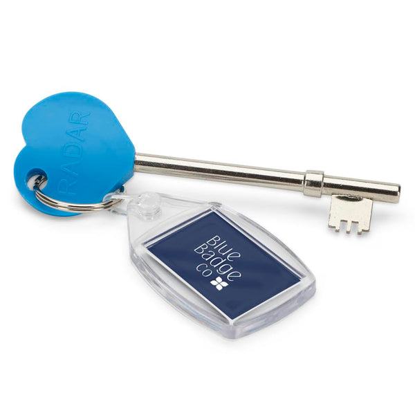 Genuine RADAR Disabled Toilet Key with Keyring