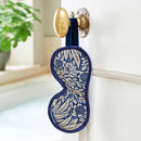 Eye Mask in William Morris Marigold Indigo